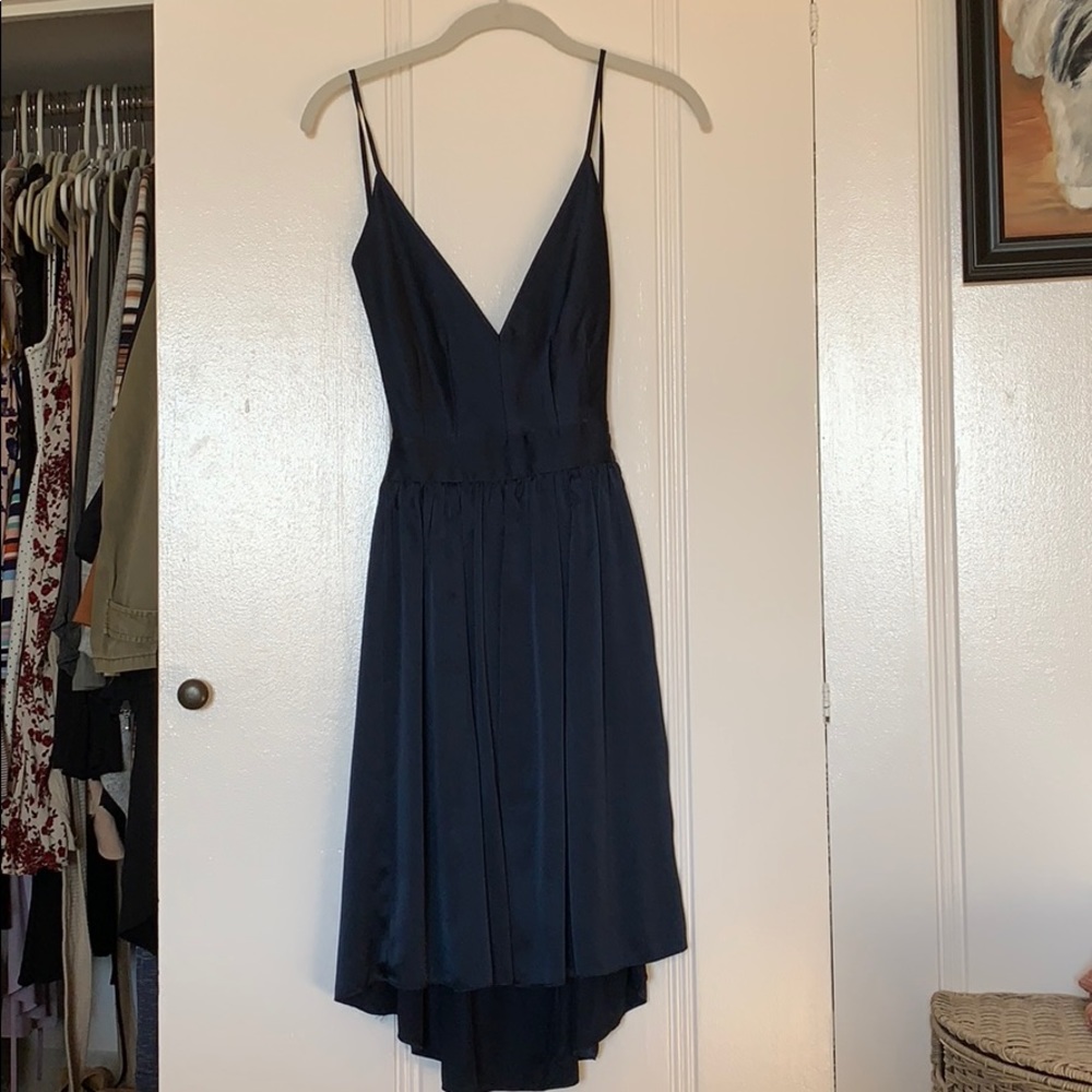 Contrarian Silk Backless Mini